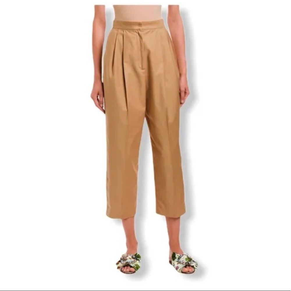 DOLCE & GABBANA HIGH’RISE RELAXED CROPPED PANTS